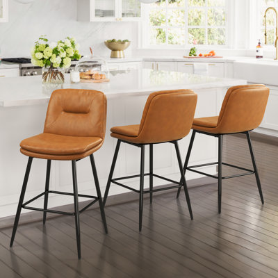 Orange bar stools canada sale